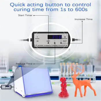 UV Živice Vytvrdzovania Box Pre LCD a DLP SLA 3D Živice Vytlačené Modelov 