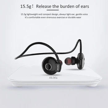 AWEI A845BL Bezdrôtovej V Uchu Slúchadlá Bluetooth-kompatibilné Športové Slúchadlá Neckband S Mikrofón Stereo Slúchadlá Hluku Zrušiť Slúchadlá
