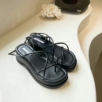 Ženské Topánky Gumené sandále, Papuče Podpätky Platformu Podpätky Sandále Na Klin Listov Módne 2021 Havajské Vysoké Letné vc600