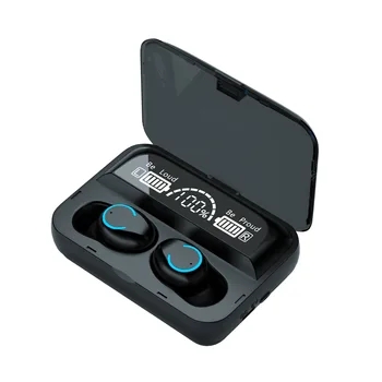 TWS F9-34 Bezdrôtové Bluetooth Slúchadlá Bluetooth Ucho obojsmerná Power meter S Automatickým Zodpovedajúce 5.1 Blesk, Mikrofón