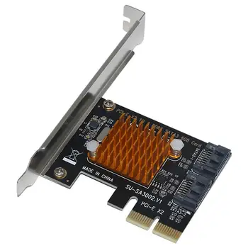Pre SA3002 ASM1062 Čip PCI-E SATA 3.0 Rozširujúca Karta 6GSATA3.0 Rozhranie Pevného Disku A Rozširujúca Karta Rozhrania Karty Adaptéra