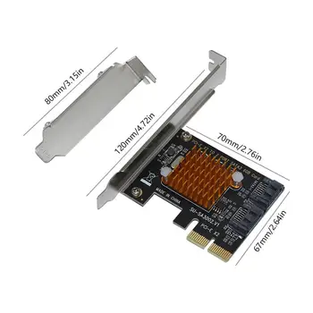 Pre SA3002 ASM1062 Čip PCI-E SATA 3.0 Rozširujúca Karta 6GSATA3.0 Rozhranie Pevného Disku A Rozširujúca Karta Rozhrania Karty Adaptéra