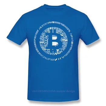 Prispôsobenie Oblečenie Bitcoin Zábavné Dogecoin Zásoby T-Shirt Cryptology Série Časť Módne Krátkym Rukávom pre Mužov