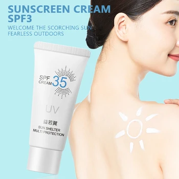 Opaľovací krém Zubov Sun Cream SPF 35 Tváre Pokožku Tela Ochranný Krém Anti-Aging Olej-kontrola Hydratačné Tvár Starostlivosť o Pleť TSLM1