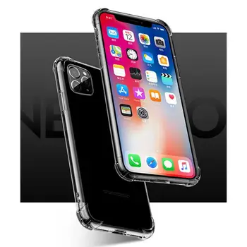 Transparentné Shockproof púzdra Pre IPhone 12 MINI Pro MAX Zahŕňa All Inclusive Mäkké TPU Späť Zahŕňa Jasné, Proti klepaniu Telefón Shell