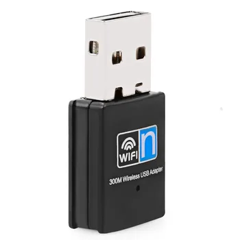 USB Adaptéra WiFi 300Mbps 2,4 GHz WiFi Externý Disk U 802.11 n/g/b Mini Bezdrôtovej Počítačovej Siete Karta Prijímača