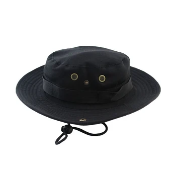 Čierna Tuhá Vedierko Hat Dve bočné Opotrebenie Unisex Bob Čiapky Hip Hop Gorros Muži ženy Lete Panama Spp Pláž, Slnko Rybársky Klobúk boonie