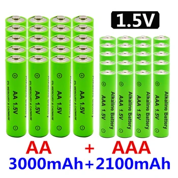 1.5 V AA + AAA NI MH Nabíjateľná AA Batéria AAA Alkalické 2100-3000mah Pre Baterky, Hračky Hodiny MP3 Prehrávač Nahradiť Ni-Mh Batérie