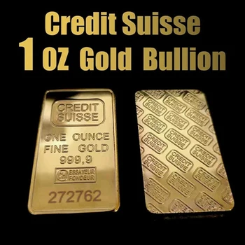 Švajčiarska Banka Pamätná Minca Zlatých Prútov Moderného Umenia Suvenír Replika Mince Rekvizity Zber Dekorácie Úverové Bar Zlaté Bloky