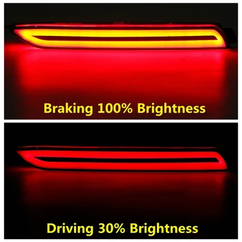 LED Auto Zadný Nárazník Reflektor Chvost Brzdové Svetlo Bar Pre Toyota Camry Reiz ŽELANIE SIENNA Innova Lexus ISF GX470 RX300 5630 Matice
