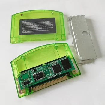 Video Hry s Tonerom Konzoly Karty pre N64 NÁS Verziu NTSC anglickom Jazyku Transparentná zelená