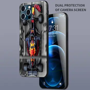 Formule 1 Telefón puzdro Pre Apple iPhone 12 11 7 XR X XS Max 8 6 6 Plus 5 5S SE 2020 12Mini Coque Black TPU Shell