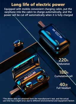 TWS 5.0 Bluetooth Slúchadlá 2200mAh Plnenie Box Bezdrôtové Slúchadlá Fone HD Stereo Športové Vodotesné Slúchadlá Headset s Mikrofónom