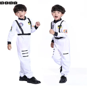Baby, Deti, Dospelých Astronaut Kostým Skafander Pilotov Jumpsuit Strany Purim Karneval Cosplay Oblečenie, Prilby Pre Mužov Chlapec