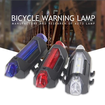 2021 Svetlo na Bicykel Vodotesné Zadné zadné Svetlo LED USB Nabíjateľné MTB Bike Cyklistické Svetlo Bezpečnostné Výstražné Svetlo Cyklistické Doplnky