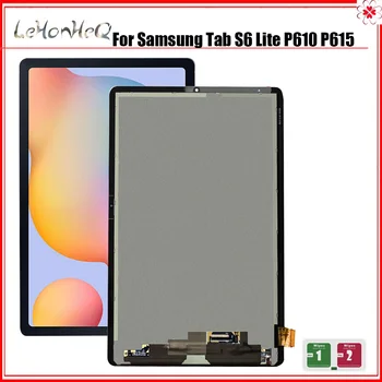 Test Tablet Samsung Galaxy Tab S6 Lite P610 P615 SM-P610 SM-P615 Dotykový LCD Displej Panel Digitalizovať Montáž
