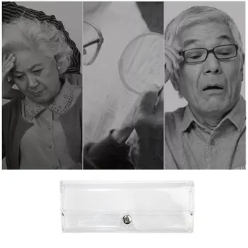 Plastickom Transparentné okuliare na Čítanie Prípade Staršie Okuliare Boxy PVC Malé Ziskové Vhodné Nájsť Prípade lupa