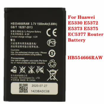 E5373 Batériu Pre Huawei E5330 E5372 E5375 EC5377 Wifi Router Batérie Vysokej Kvality HB554666RAW Náhradné Batérie