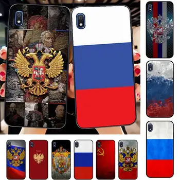 FHNBLJ rusko Vlajka erbom Telefón puzdro pre Samsung A30s 51 71 10 70 20 40 20 31 10s A7 A8 2018