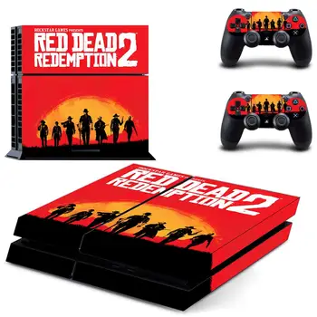 Red Dead Štýl PS4 Pokožky Nálepka pre Konzoly Playstation 4 A 2 Radiče Odtlačkový Vinyl Ochranné Obaly Štýl 6