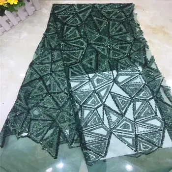 2019 Najnovšie Afriky Francúzsky Flitrami Čipky Textílie Pre Ženy Šaty 2019 Vysokej Kvality Nigérijský Čistý Tylu Čipky Pre Svadobné Party