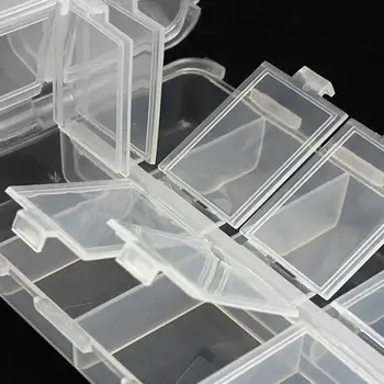 HobbyLane Prenosné Plastové Transparentné Skladanie Rybárske Nástrahy Háčik Návnada Úložný Box Prípade Multifunkčné Organizátor Rybárske Boxy