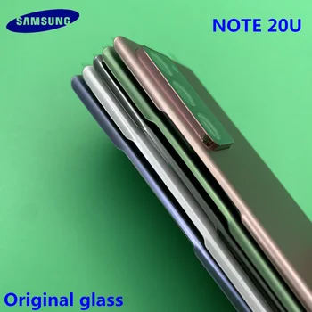 OME Originálne Zadný Kryt Batérie Prípade Samsung Galaxy NOTE 20 Ultra N985 N985F Zadné Dvere Bývanie Sklenený Panel Náhradný Diel