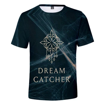 Kpop T-shrit 3D Vytlačené Dreamcatcher T-shirts Ženy/Muži Móda Letné Tričká Krátky Rukáv Hot Predaj Bežné Topy Tees Oblečenie