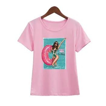Patch Žehlička Na Ísť Plávanie Dievča Nový Dizajn Oblečenie Deco Umývateľný Prenos Tepla Diy Príslušenstvo Odznaky Nášivka Na Oblečenie