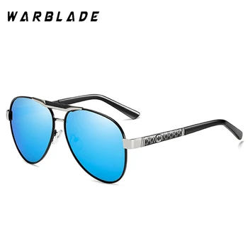 WarBLade Mens Polarizované Slnečné Okuliare Pre Športové Outdoorové Jazdy Slnečné Okuliare Polaroid Gafas De Sol Mužov Pilot Kovovým Rámom Slnečné Okuliare
