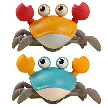 Rotačné Hodinky Hračky Zábava Bezpečnosti Plávajúce Vaňou Roztomilý Krab pre Deti Sprcha Darček Deti Rodič-dieťa Interakcie Hračky