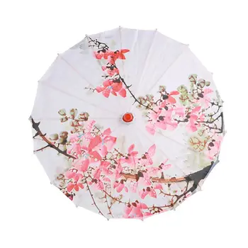 Čínsky Štýl, Kvetinové Olej Papier DIY Umenie Maľované Dáždnik Projektu Domova Doplnky, Dekoratívne Parasol NOVÉ!