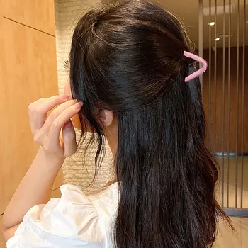 Ženy Geometrické Barrettes 2020 Módne Vlasy Klip Candy Farby Vlásenky Ženské Vlasy Styling Nástroje Kórejský Sponky Do Vlasov Vlasové Doplnky