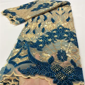 NI.AI Afriky Nežnej Čipky Textílie 2020 Kvalitné Kamene Čipky Nigérijský Čipky Textílie Na Svadby francúzskej Čipky Textílie XY3661B