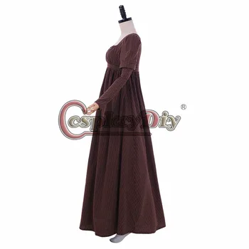 Cosplaydiy Jane Austen Regency šaty Elizabeth Ríše Pás šaty Regency Šaty Tea Party Kostým Zákazku