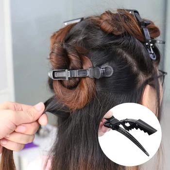 12Pcs Alligator sponky do Vlasov pre Styling Rezania Non-slip Grip Klipy na Vlasy Rezanie Ženy Professional Salon Hairclip