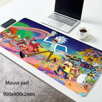 Anime Morty Veľká Podložka pod Myš xxl Počítač Mousepad Tapis De Souris pre Hráčov, Kancelárie PC Rick Stôl Mat XXL klávesnica podložka pod myš mat