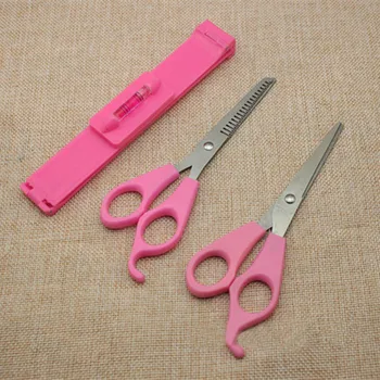 3ks/Set Professional Ružová DIY Ženy, Dievčatá Artefakt Štýl Nastaviť Vlasy Rezné Nástroje Záhradnícke Nožnice Rany Vrstvy Styling Nožnicový