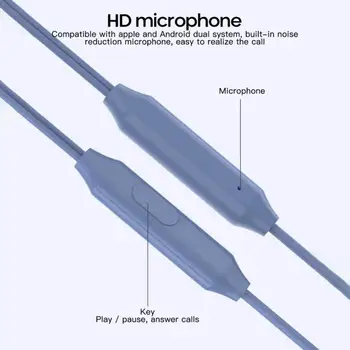 Pohodlné Káblové Slúchadlá 3,5 mm V Uchu Káblové Slúchadlá S Mikrofónom Diaľkové Slúchadlá Pre Apple Samsung Xiao Telefón Accessorie