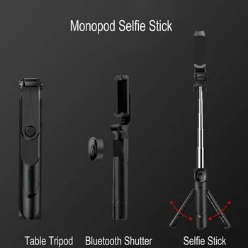 Bezdrôtový Bluetooth Selfie Stick Diaľkové Ovládanie Telefónu Live Photo Držiak Na Statív Monopod Samospúšť Artefakt Rod Mini Selfie Stick