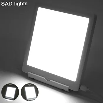 2 Režimy Radi, LED Svetlo, SAD Terapia Lampa Afektívna Porucha, Fototerapia Prirodzeného denného Svetla LED Lampa Terapia Nastaviteľné Úľavu