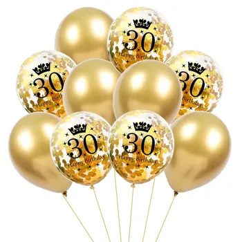 30. 40. 50. 60. narodeniny, party dekorácie dospelých výročie narodenín balóny 30 40 50 rokov strany balón dodávky
