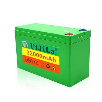 12V 32Ah 18650 lítiové batérie + 12,6 V 3A nabíjačky, vstavané 30Ah vysoký prúd BMS, ktorý sa používa pre postrekovač, 12V napájanie