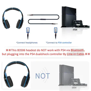 B3505 Prenosných Bezdrôtových Bluetooth 4.1 Slúchadlá S Mikrofónom Stereo Slúchadlá HiFi Hudby Gaming Headset Pre IPhone Xiao