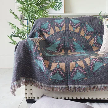 Moderný jednoduchý dekoratívny deka pre lôžok Čínsky štýl, gauč uterák domácnosti jednolôžková rozkladacia kryt Double pletené hodiť deka
