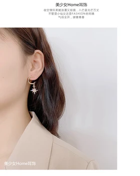 XIYANIKE Moon Star Náušnice Japončina kórejčina Romantický Sladký Štýl Svetlé Zlaté Nezávislá Náušnice 2020 Fashione Šperky Darček Lady