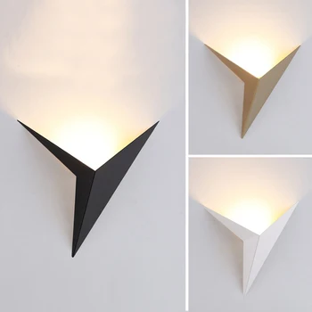 Moderne Prútik Lampen Minimalistischen Dreieck LED Biela/Čierna Nordic Stil Krytý Prútik Lampen Wohnzimmer Lichter Beleuchtung