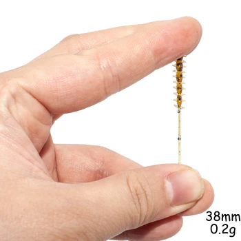 Mäkké Návnady Micro Jedlé Silikónové Návnadu Hiroko Caterpillar 38mm 0.2 g 10pcs Prípravok Hlavu Drop Shot Kapor Lietať Rock Rybárske Návnad