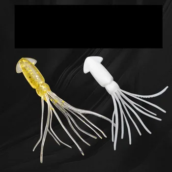 Bionic Svetelný Squid Návnadu 3 cm/2g Kvalitné Rybárske Lure Mäkké Návnady Proti Korózii Sladkovodné Profesionálne Silikónové Squid Lure