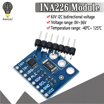 INA226 IIC rozhranie Bi-directional prúd/Vypínač sledovanie snímača modul 226 0.01 Ohm O 0,1 Ohm